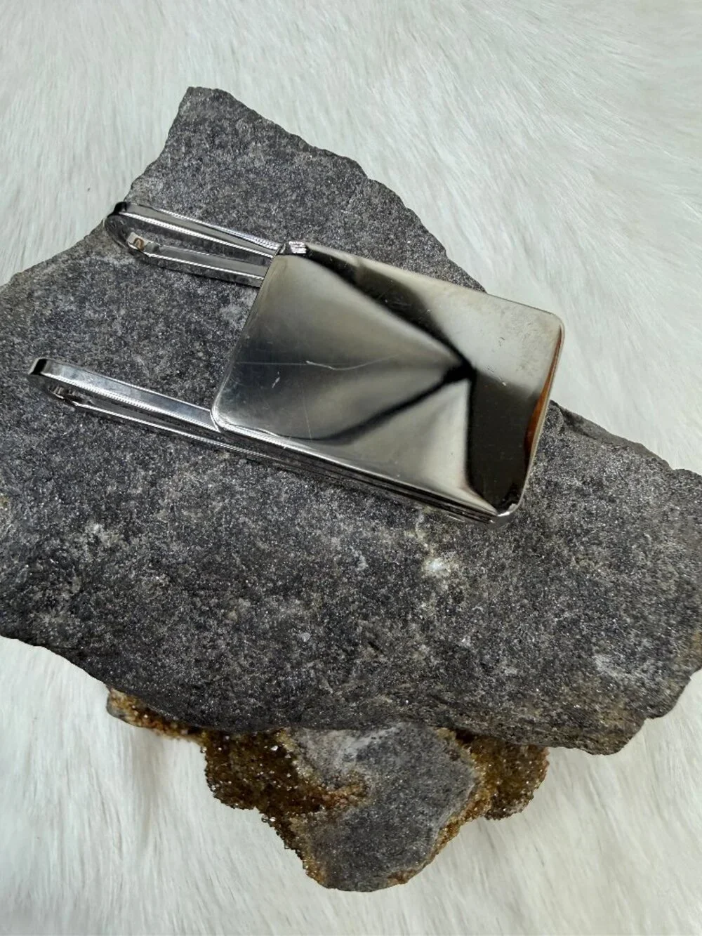 Vintage Hadley Silver Tone Money Clip 2